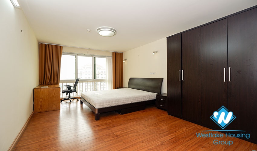 Apartment renting in Ciputra, Hanoi with 4 bedrooms and fully furnished